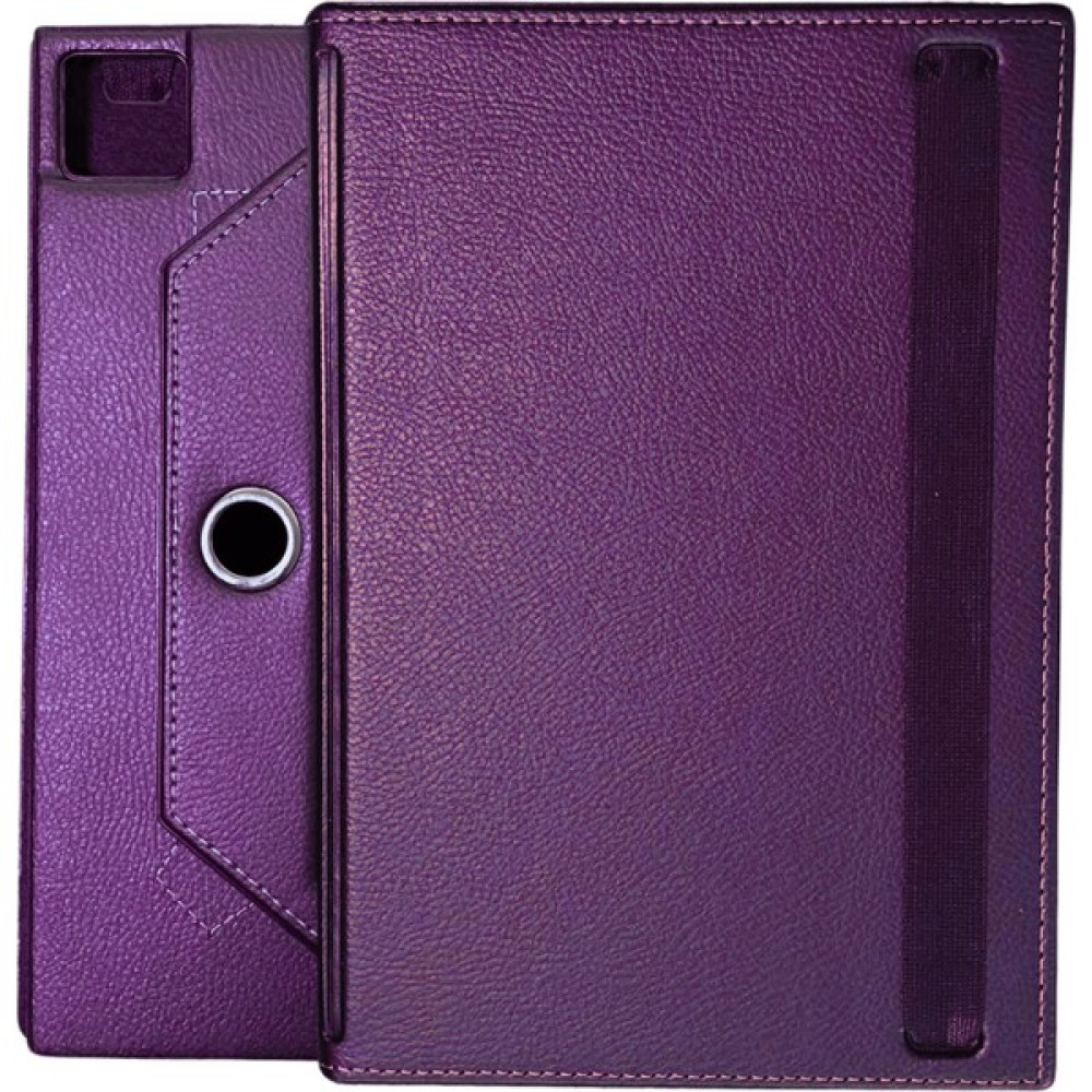 Fuchsia Tcl Nxtpaper 11 Inç Uyumlu 360 Dönebilen Deri Standlı Universal Tablet Kılıfı - Mor Tablet Kılıfı Fiyatı
