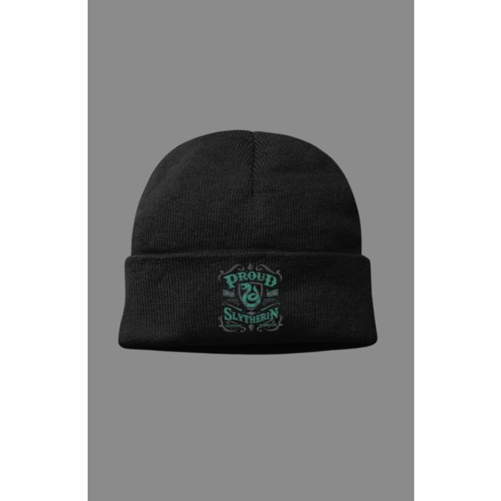 Fuddy Moda Harry Potter Proud Slytherin Baskılı Bere, Unisex Baskılı Erkek Kadın Çocuk Bebek Outdoor Şapka Erkek Beresi Fiyatı
