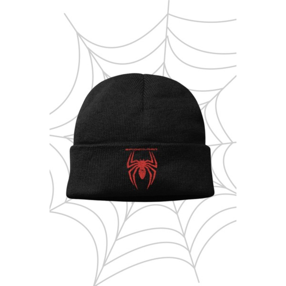 Fuddy Moda Unisex Kırmızı Örümcek Baskılı Katlamalı Bere, Spiderman Baskılı Outdoor Kışlık Şapka Erkek Beresi Fiyatı