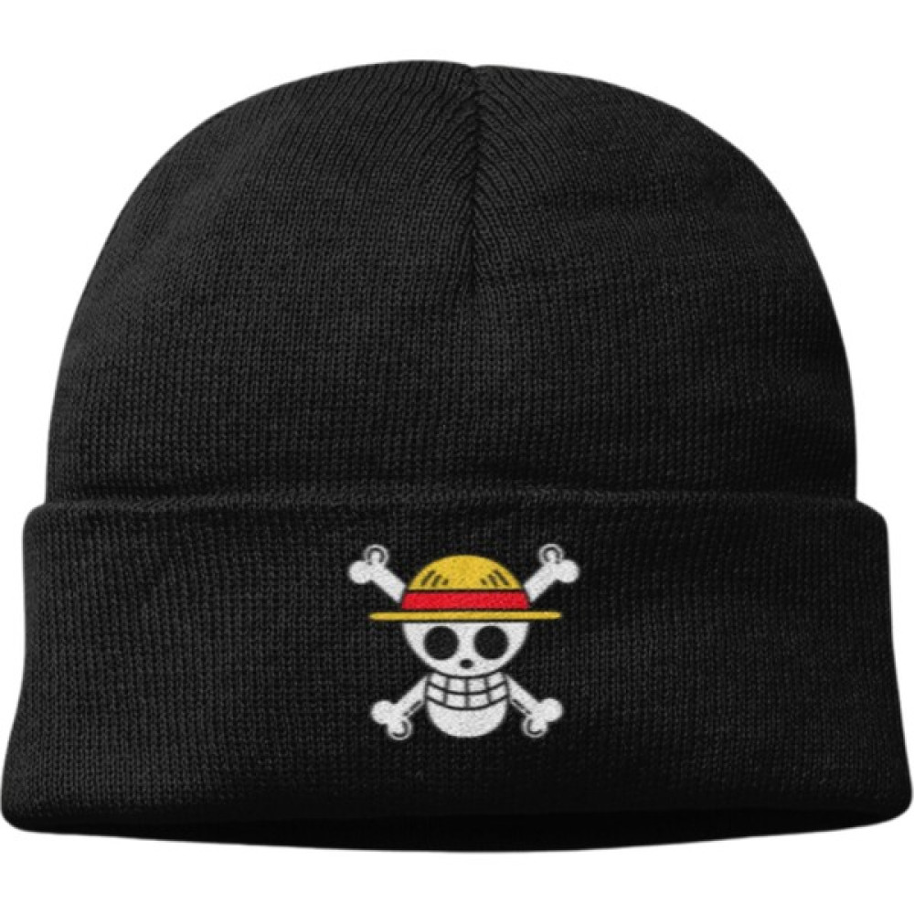Fuddy Moda Unisex One Piece Mugiwara Logolu Baskılı Bere, Anime Baskılı Erkek Kadın Çocuk Bebek Outdoor Şapka Erkek Beresi Fiyatı