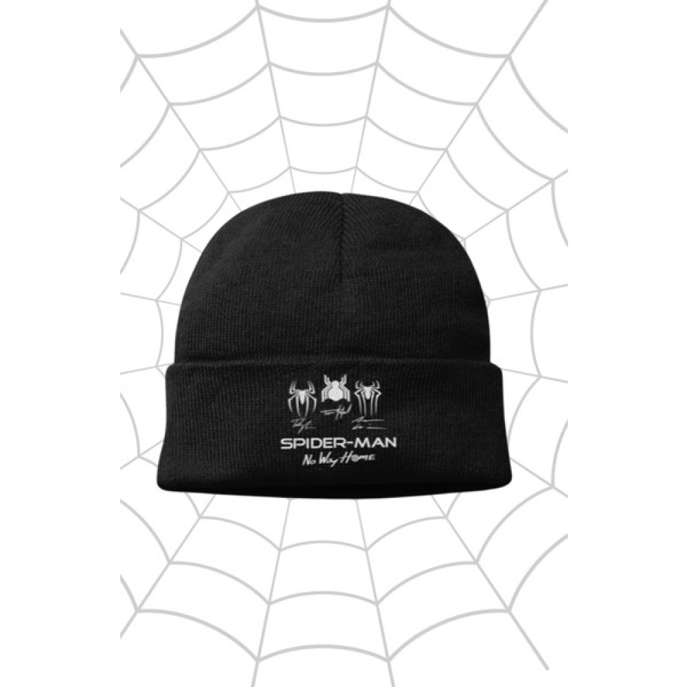 Fuddy Moda Unisex Spiderman No Way Home Yazılı Katlamalı Bere, Örümcek Adam Baskılı Outdoor Kışlık Şapka Erkek Beresi Fiyatı