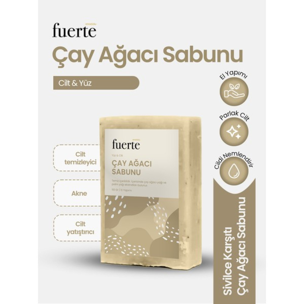 Fuerte Anadolu Çay Ağacı Sabunu - Sivilce ve Akne Problemlerine Karşı Etkili Oto Boyaları Fiyatı