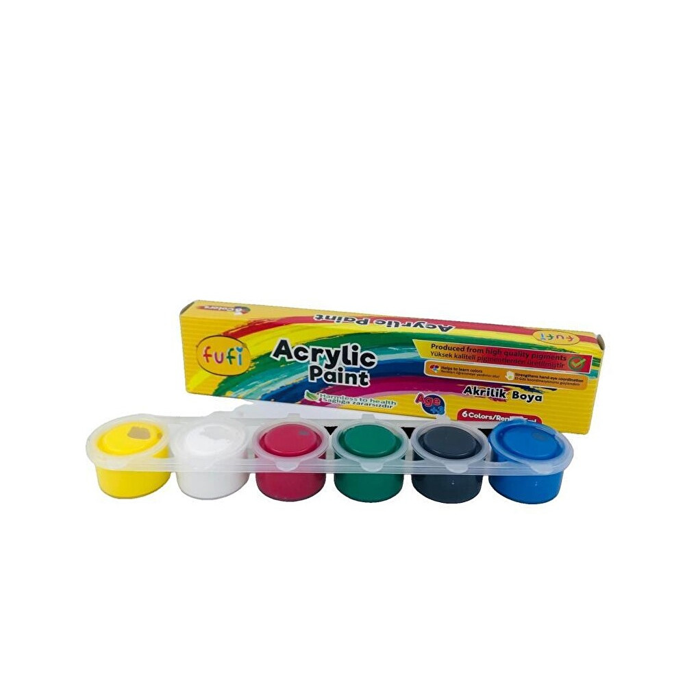 FUFİ AKRİLİK BOYA 6X15 ML Sanatsal Malzemeler Fiyatı