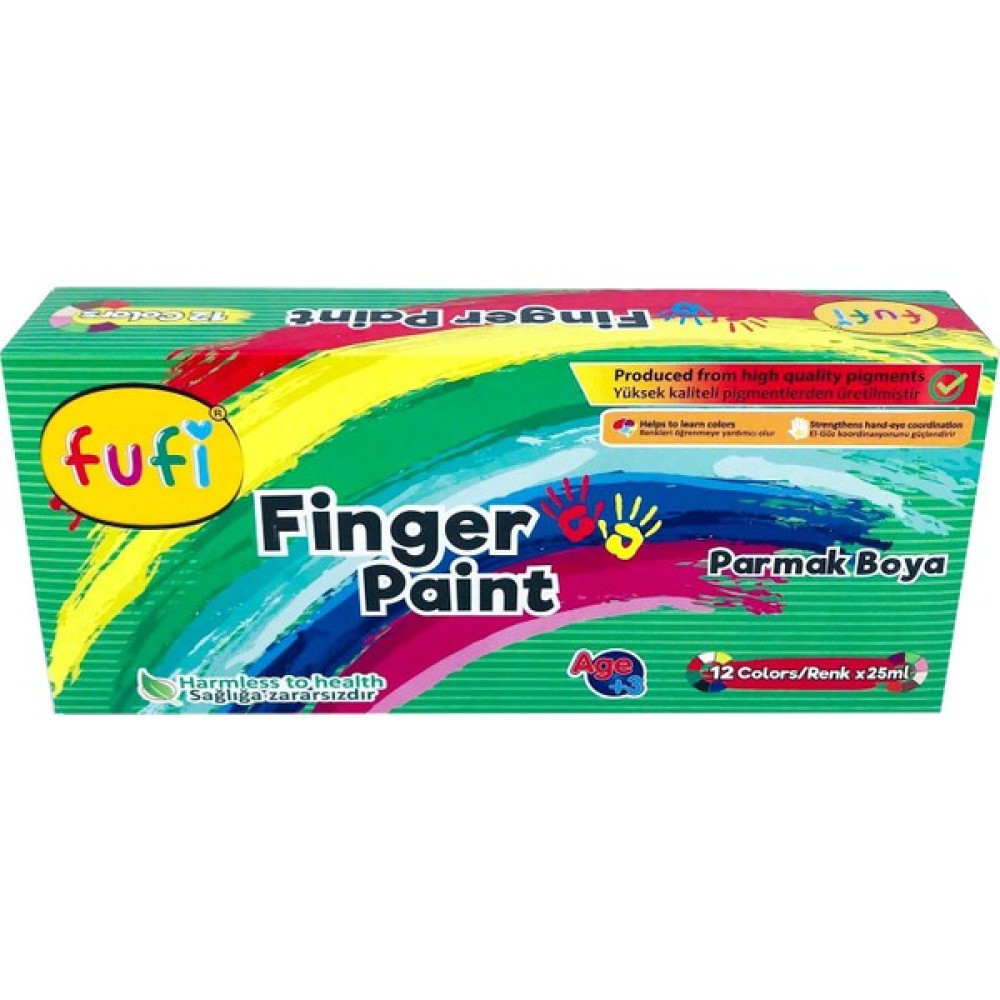 Fufi Parmak Boyası 12 x 25 ml Yüz & Parmak Boyası Fiyatı