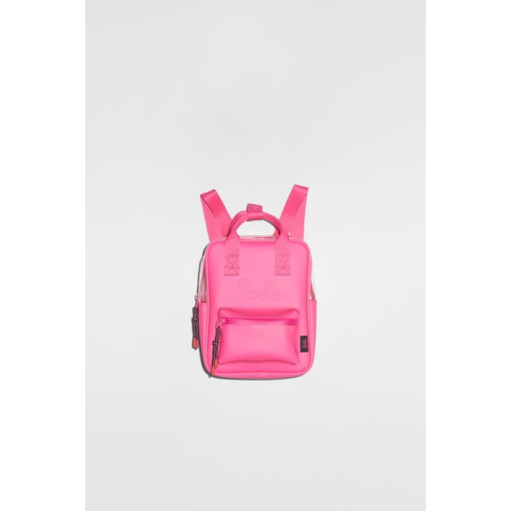 FuGam Stil Yazılı Mattel Kauçuk Kaplamalı Pembe Kız Çocuk ve Bebek Ayarlanabilir Sırt Çantası - Pastel Pembe Okul & Evrak Çantaları Fiyatı