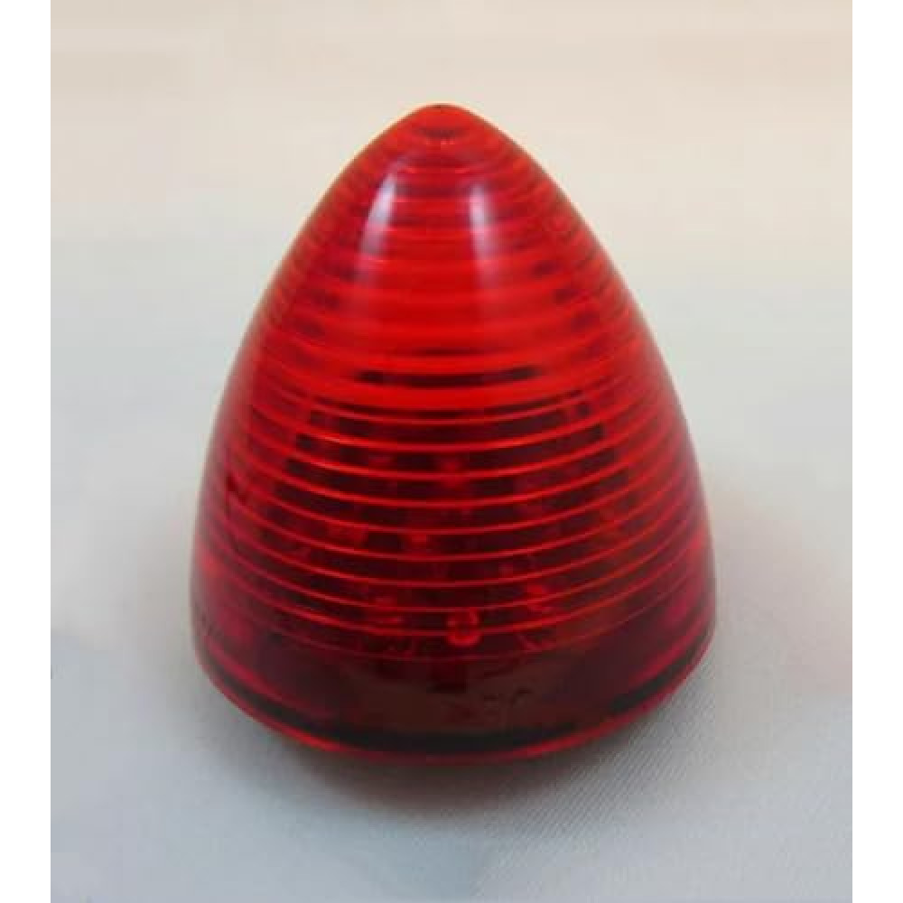 Fugedox M11201R 2-1/2" Round Beehive Side Clearance Marker light 13 LED Red
