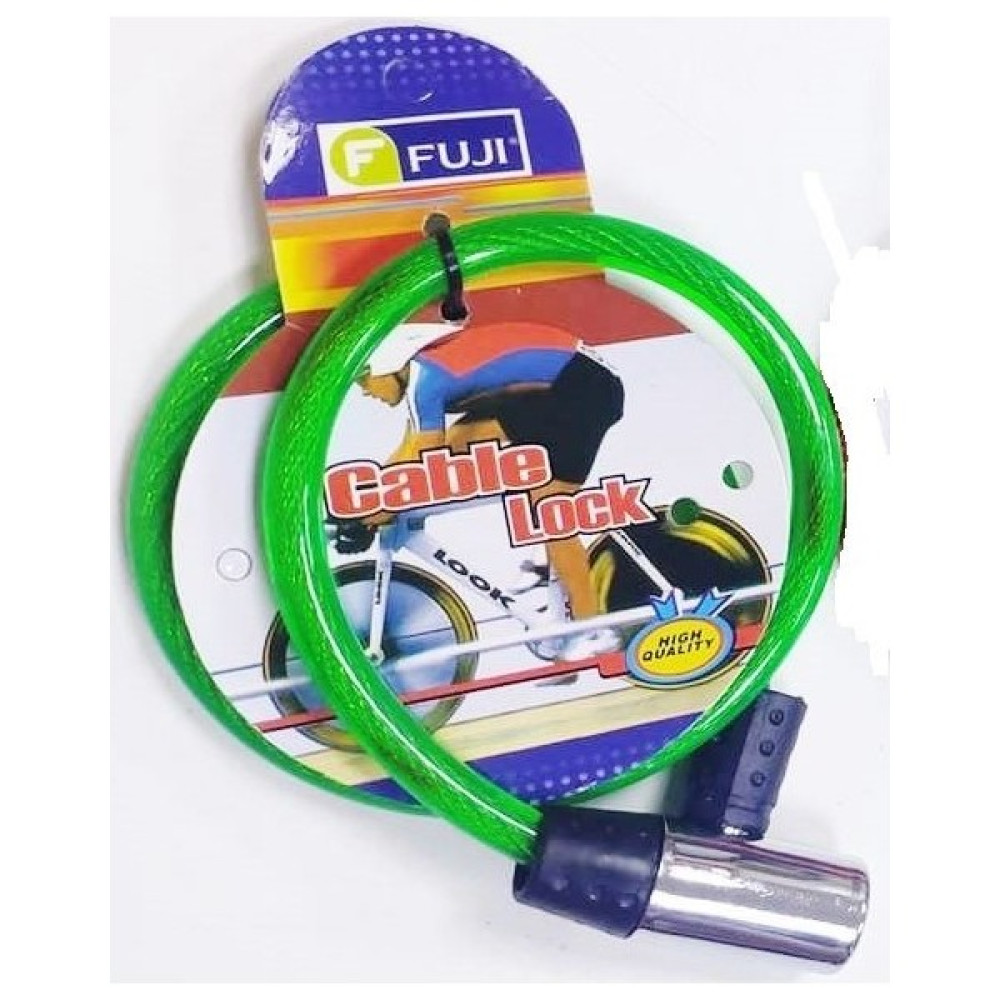 Fuji Çift Anahtarlı Bisiklet Kilidi Motor Kask Kilid 65 cm Tekli Bisiklet Aksesuarları Fiyatı