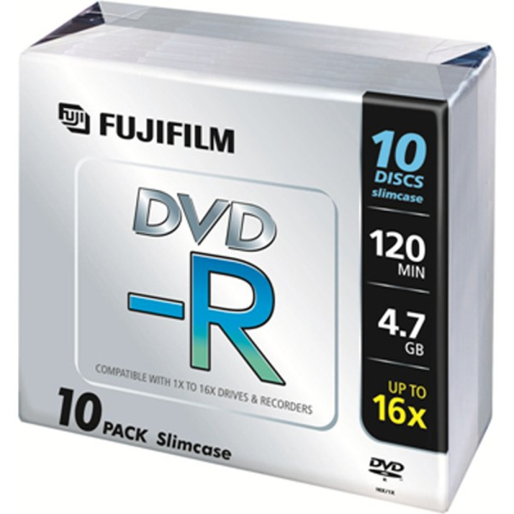Fujifilm Dvd-R 4.7gb 16X Ince Kutu 10 Adet CD / DVD Aksesuarları Fiyatı