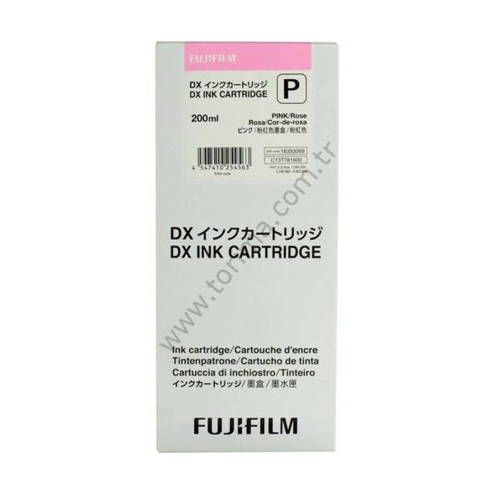 Fujifilm DX100 Yazıcı için Fujifilm Pembe Mürekkep Kartuşu Oto Boyaları Fiyatı