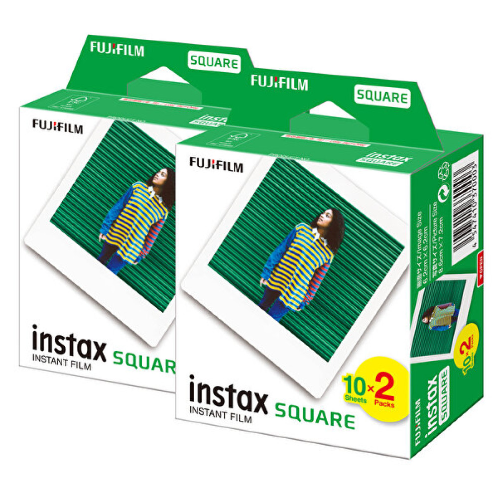 Fujifilm Instax Kare Square 20'li Film 40 Poz 2'li Set Fotoğraf Makinesi Aksesuarları Fiyatı