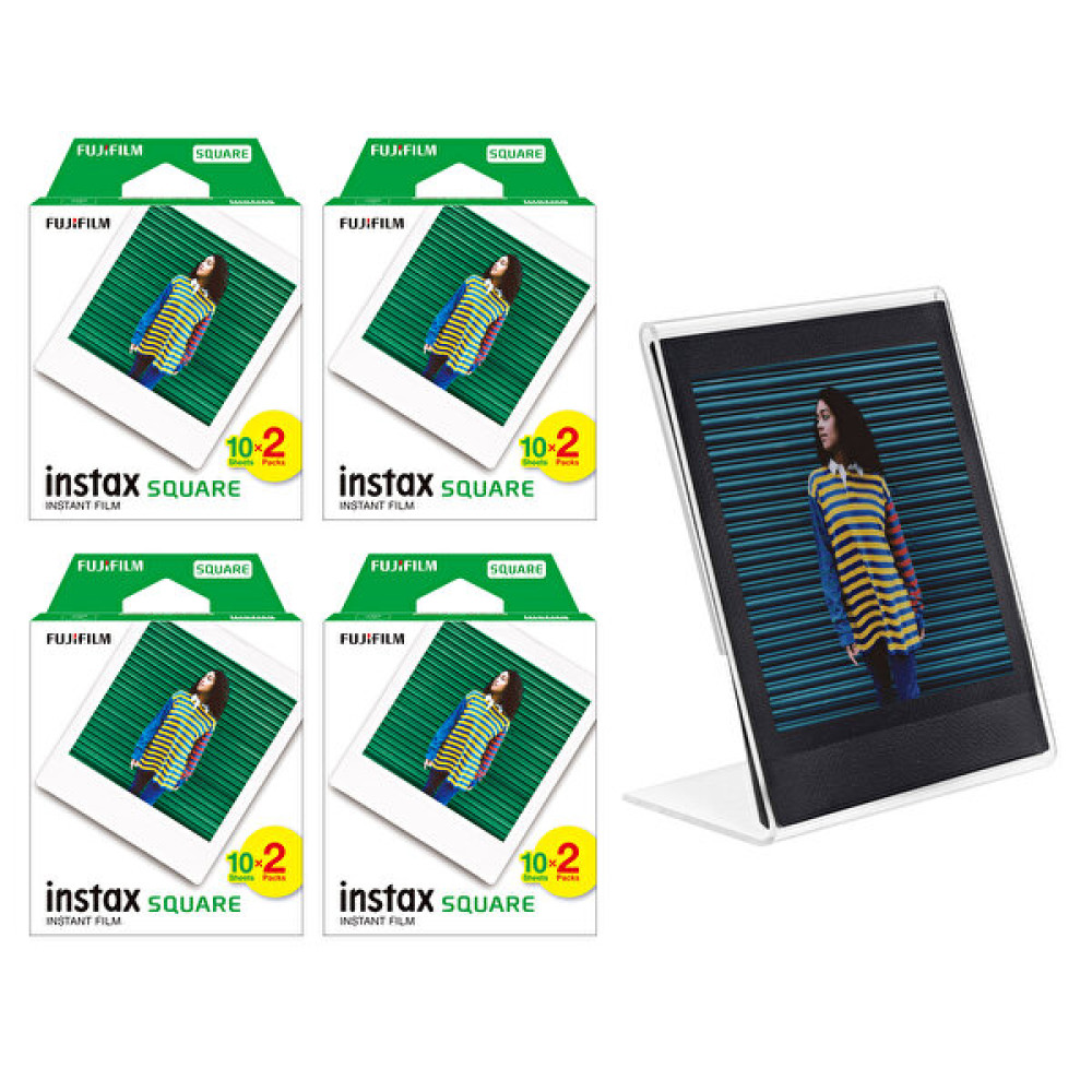 Fujifilm Instax Kare-Square 80'li Film ve Pleksi Çerçeve Fotoğraf Makinesi Aksesuarları Fiyatı