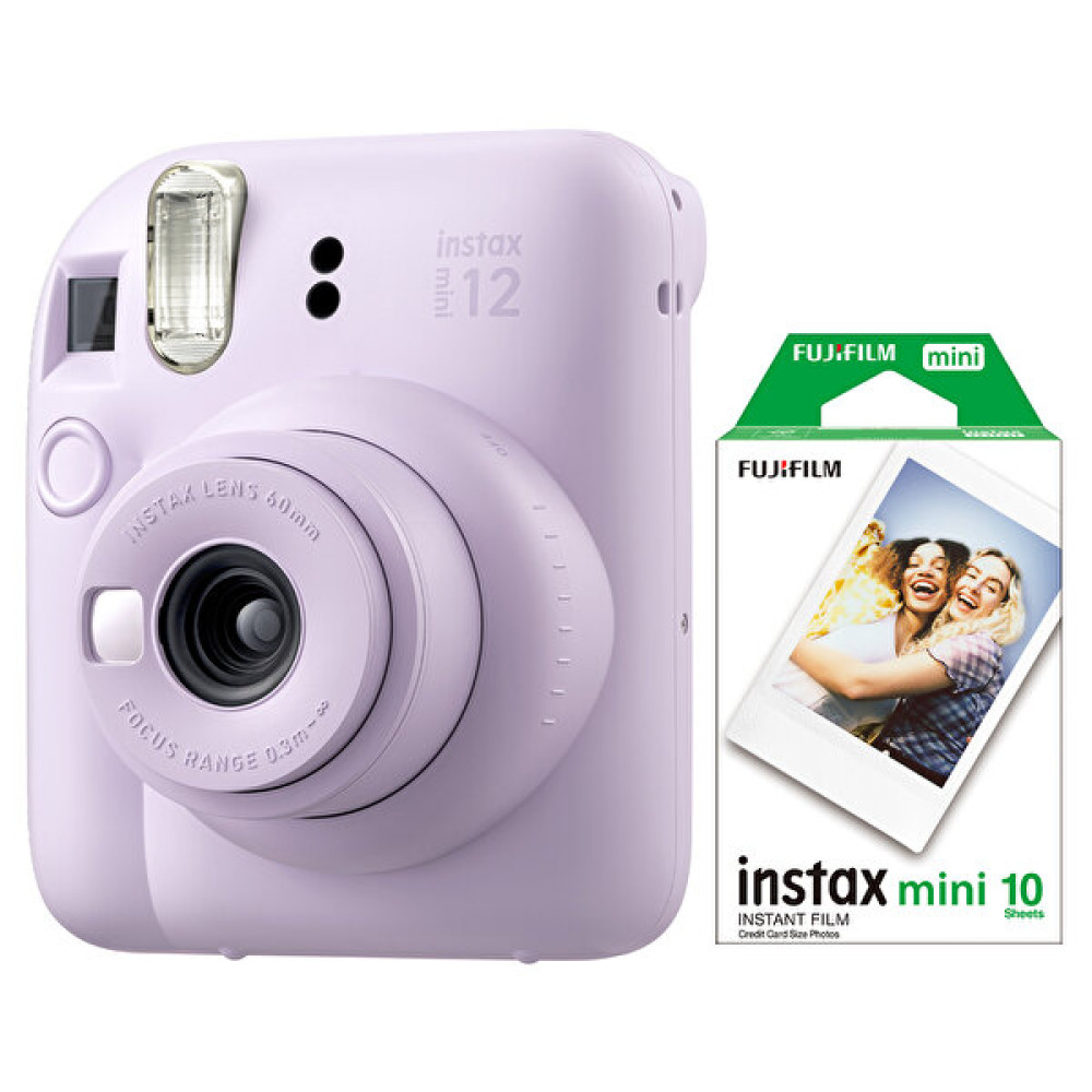 Fujifilm Instax Mini 12 Lila Fotoğraf Makinesi Ve 10'lu Mini Film Dijital Fotoğraf Makineleri Fiyatı