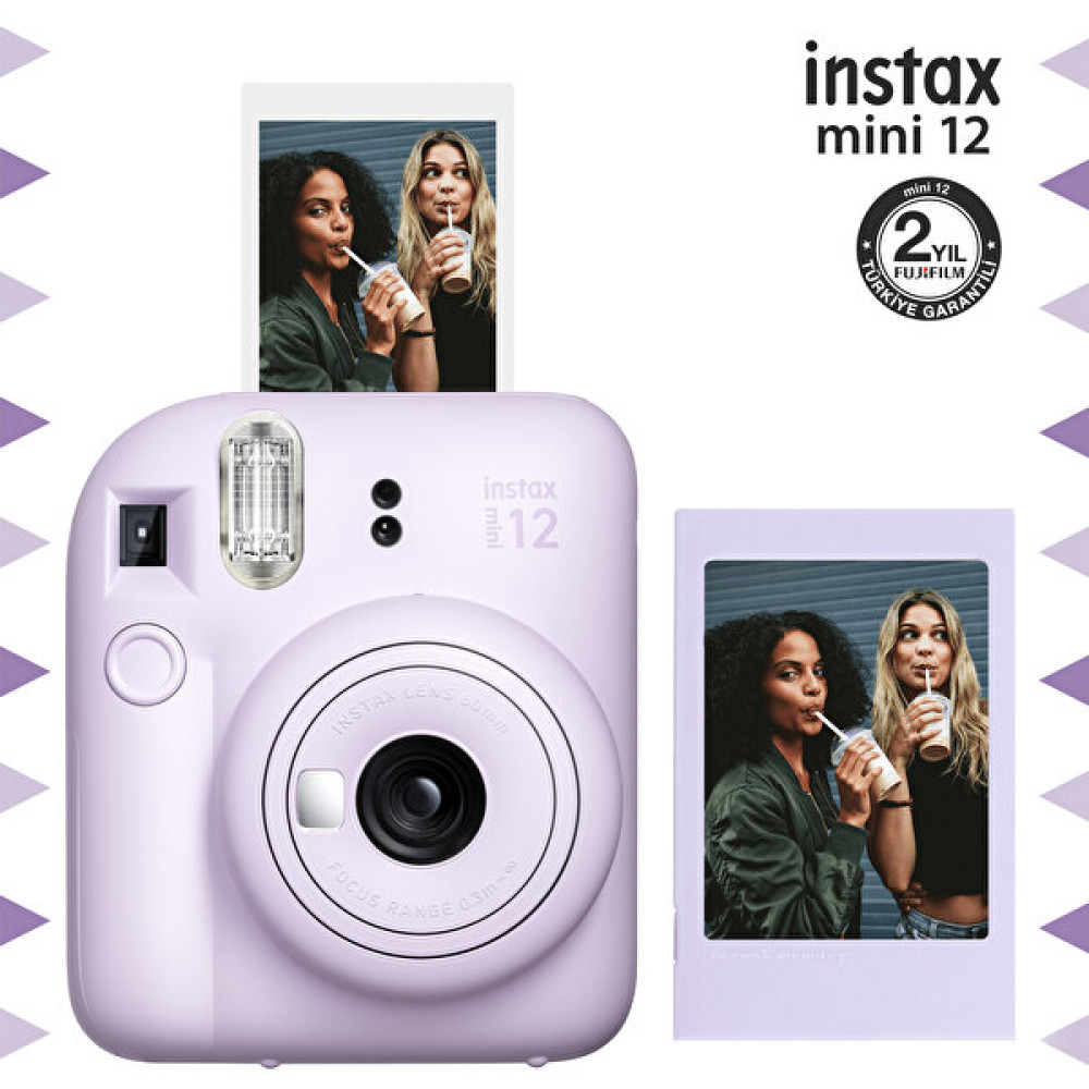 Fujifilm Instax Mini 12 Lila Fotoğraf Makinesi Ve Fotoğraf Çerçeve Seti Dijital Fotoğraf Makineleri Fiyatı