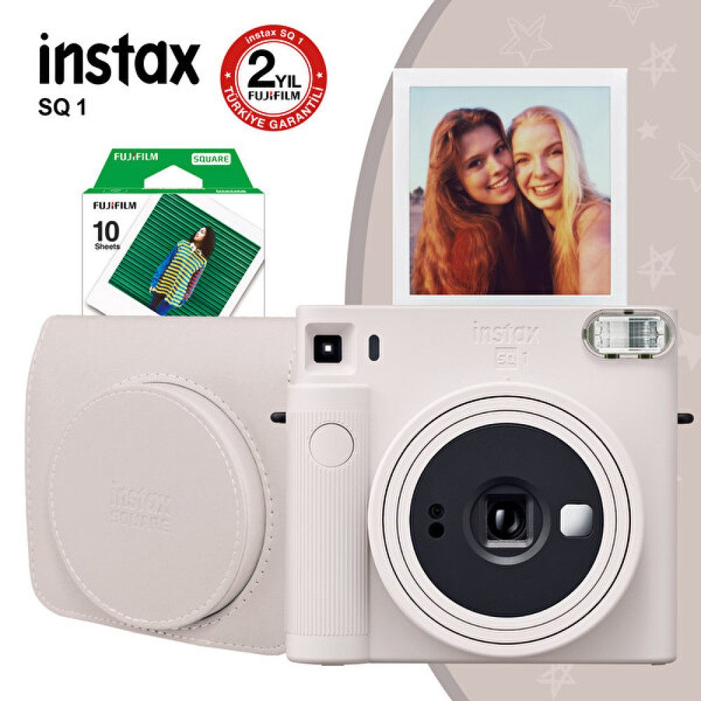 Fujifilm Instax SQ1 Beyaz Fotoğraf Makinesi ve Hediye Seti 3 Dijital Fotoğraf Makineleri Fiyatı