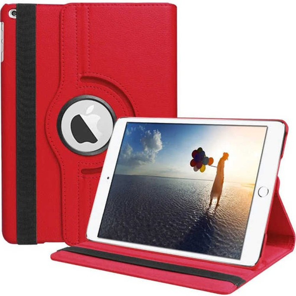 FUJİMAX Apple iPad 10.2 9.nesil Kılıf Yatay ve Dikey Standlı Dönerli Deri Kılıf (Model A2602,A2603,A2604) - iPad 10.2 (9. Nesil) - Kırmızı Tablet Kılıfı Fiyatı