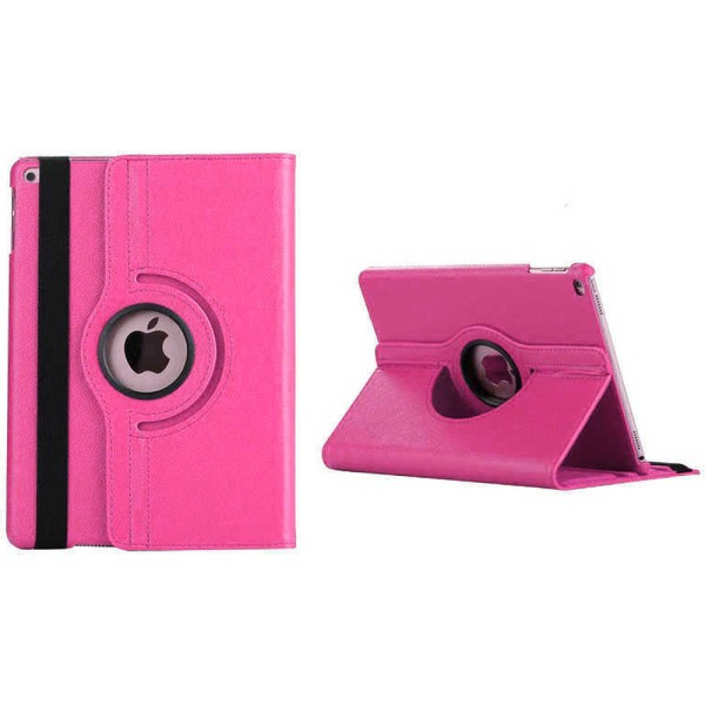 FUJİMAX Apple iPad 10.2 9.nesil Kılıf Yatay ve Dikey Standlı Dönerli Deri Kılıf (Model A2602,A2603,A2604) - iPad 10.2 (9. Nesil) - Koyu Pembe Tablet Kılıfı Fiyatı