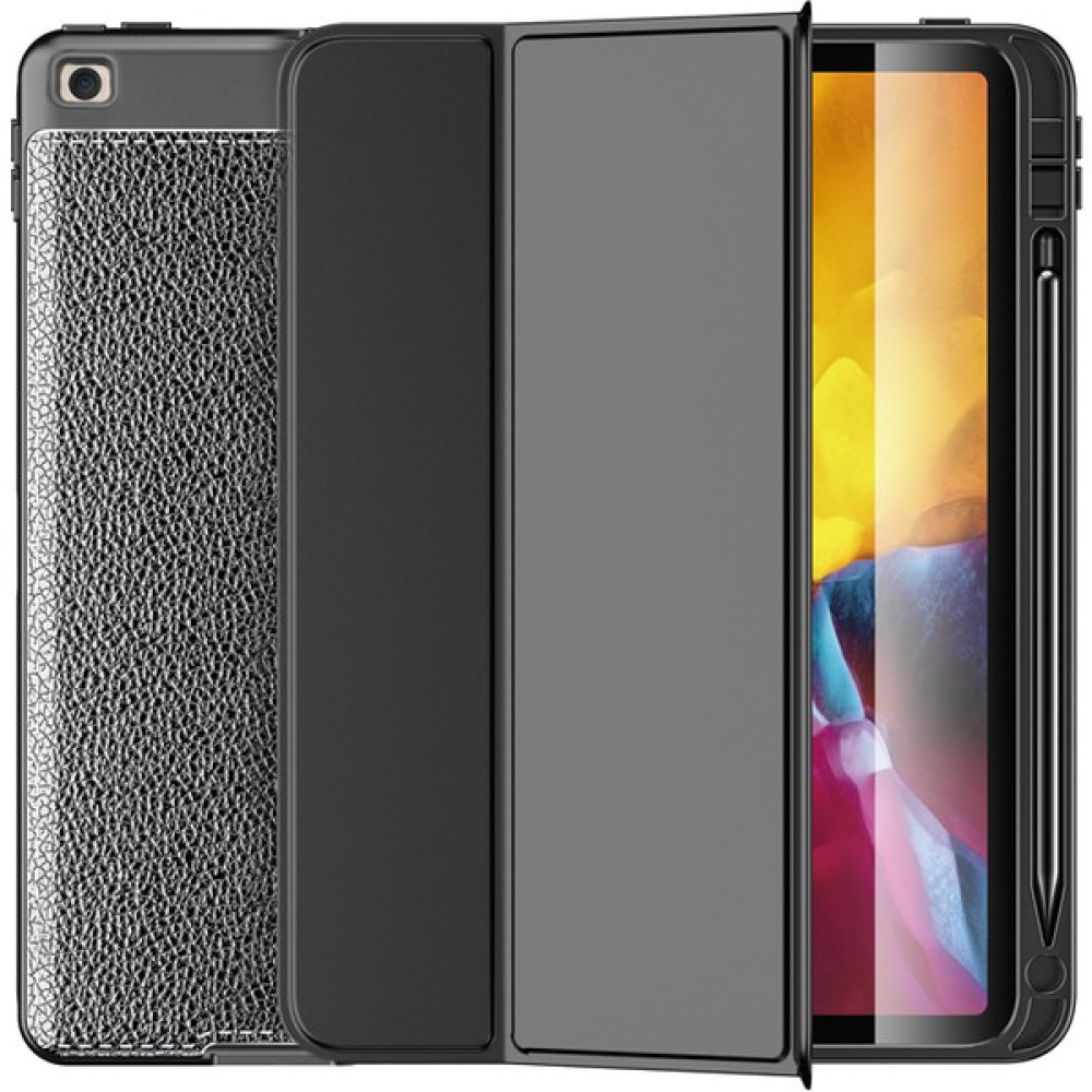 FUJİMAX Apple iPad Air 3.nesil 10.5 Inç Kılıf Yatay Standlı Arkası Silikon Kalem Bölmeli Deri Görünümlü Wlons Kılıf (Model A1701,A1709,A1852) - Siyah Tablet Kılıfı Fiyatı