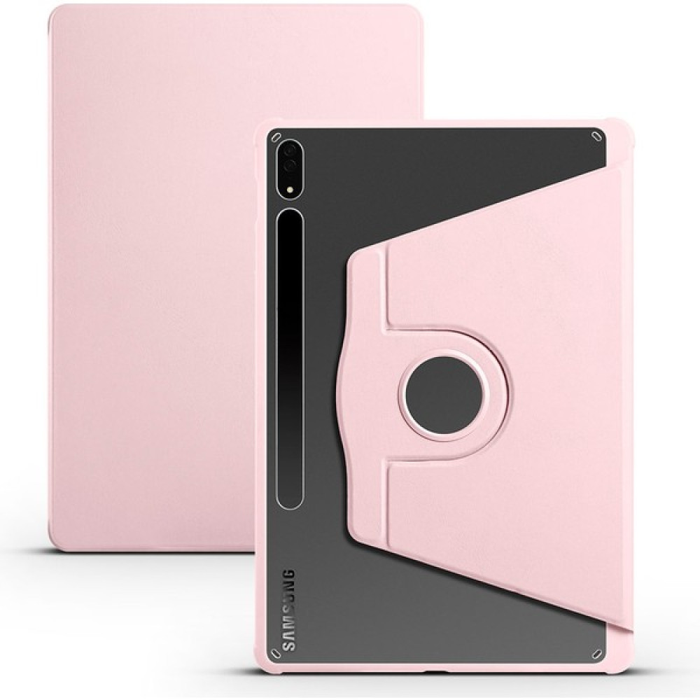 FUJİMAX Samsung Galaxy Tab S7 Fe Kılıf 2021 12.4 Inç Yatay ve Dikey Standlı Dönebilen Uyku Modlu Termik Kılıf - (Model SM-T730/T735/T737) - Pembe Tablet Kılıfı Fiyatı