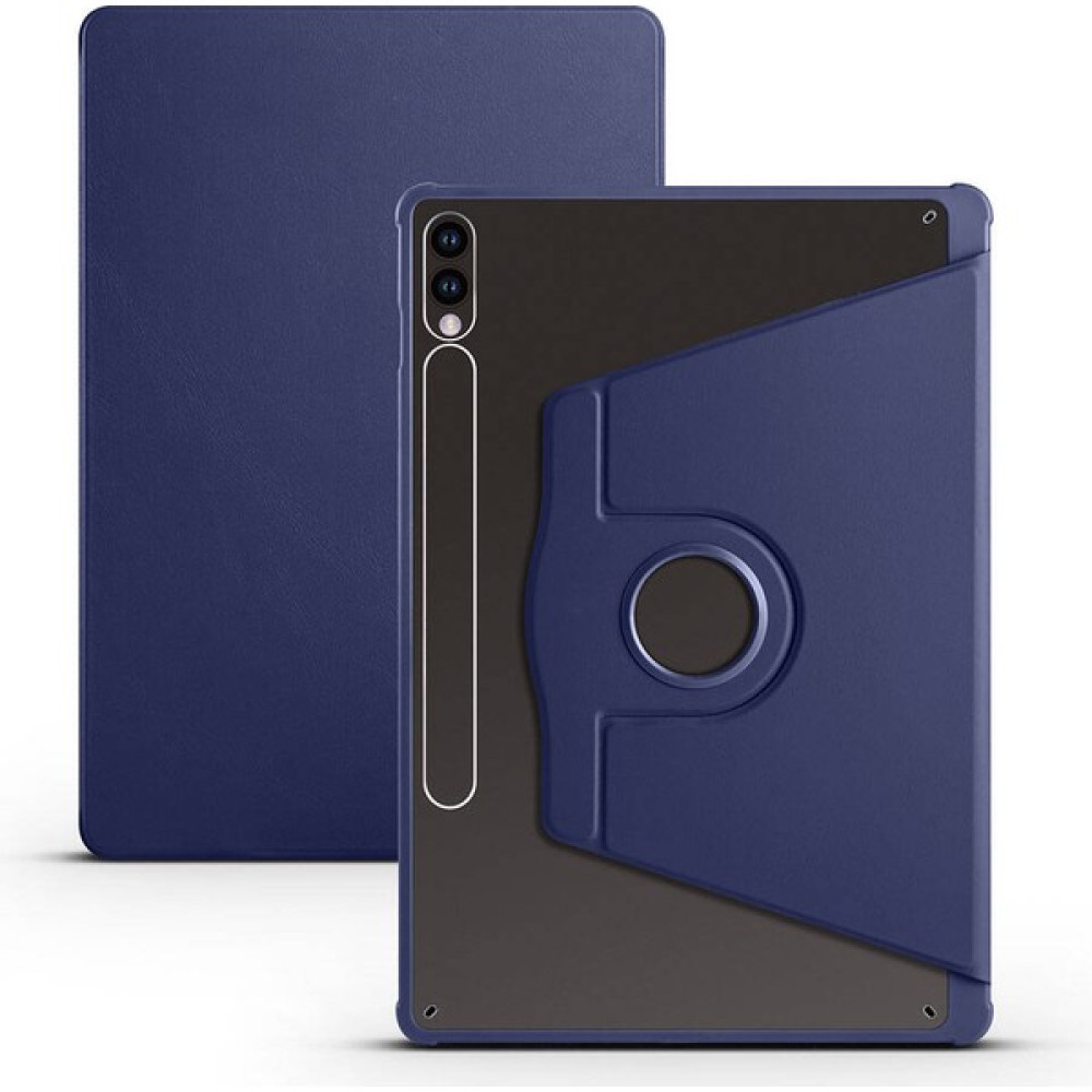 FUJİMAX Samsung Galaxy Tab S9 Plus 12.4 Kılıf Yatay ve Dikey Standlı Dönebilen Uyku Modlu Termik Kılıf Model SM-X810 - Glxy Tab S9+ - Lacivert Tablet Kılıfı Fiyatı