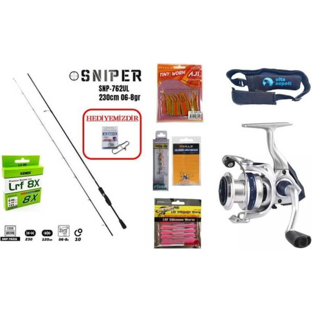 Fujin Sniper 230CM 0.6-8g & Okuma Aria 1000A Lrf Seti Oto Boyaları Fiyatı