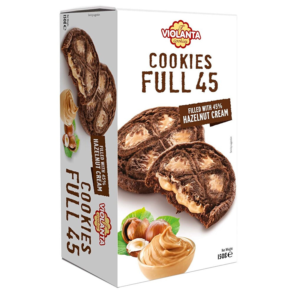 Full 45 Fındık Ezmeli Krema Dolgulu Kurabiye 150 g Bisküvi ve Kek Fiyatı