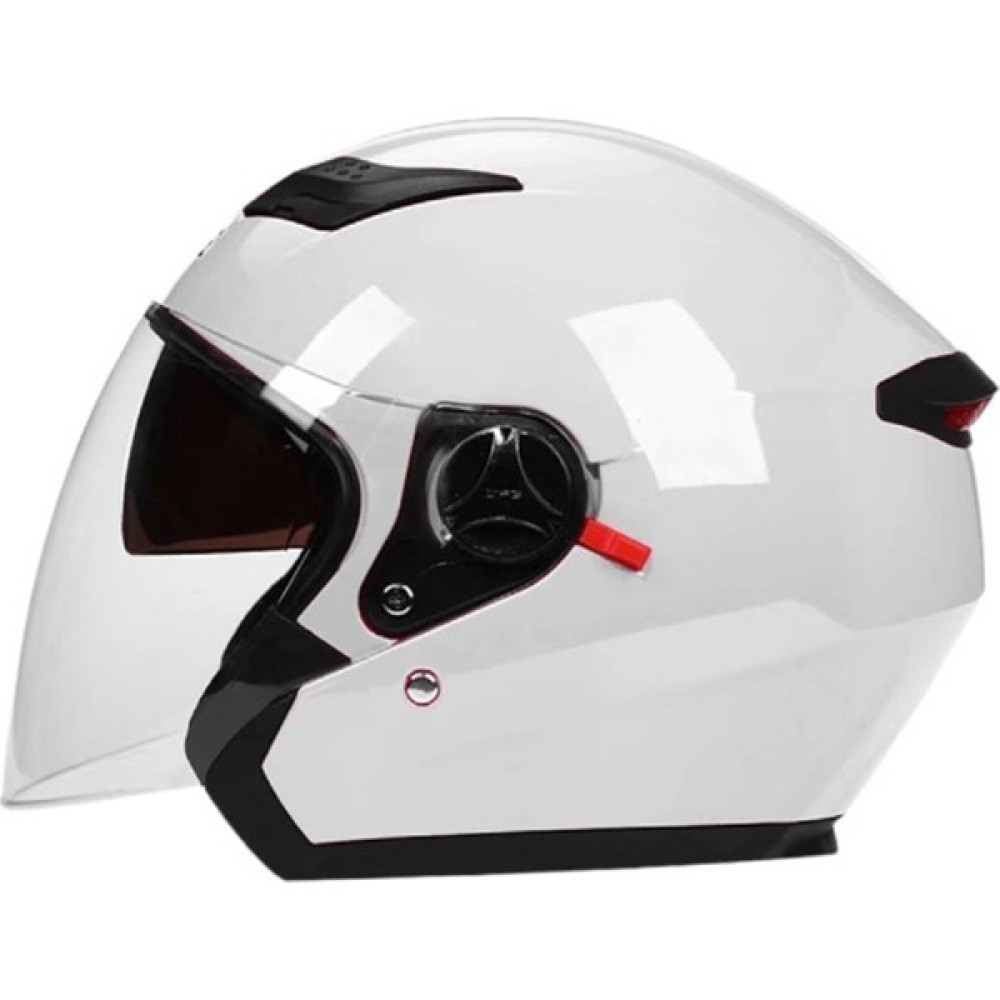 Full Face Motosiklet Kaskı Güneş Vizörlü - L - Beyaz Motorsiklet Kaskları Fiyatı