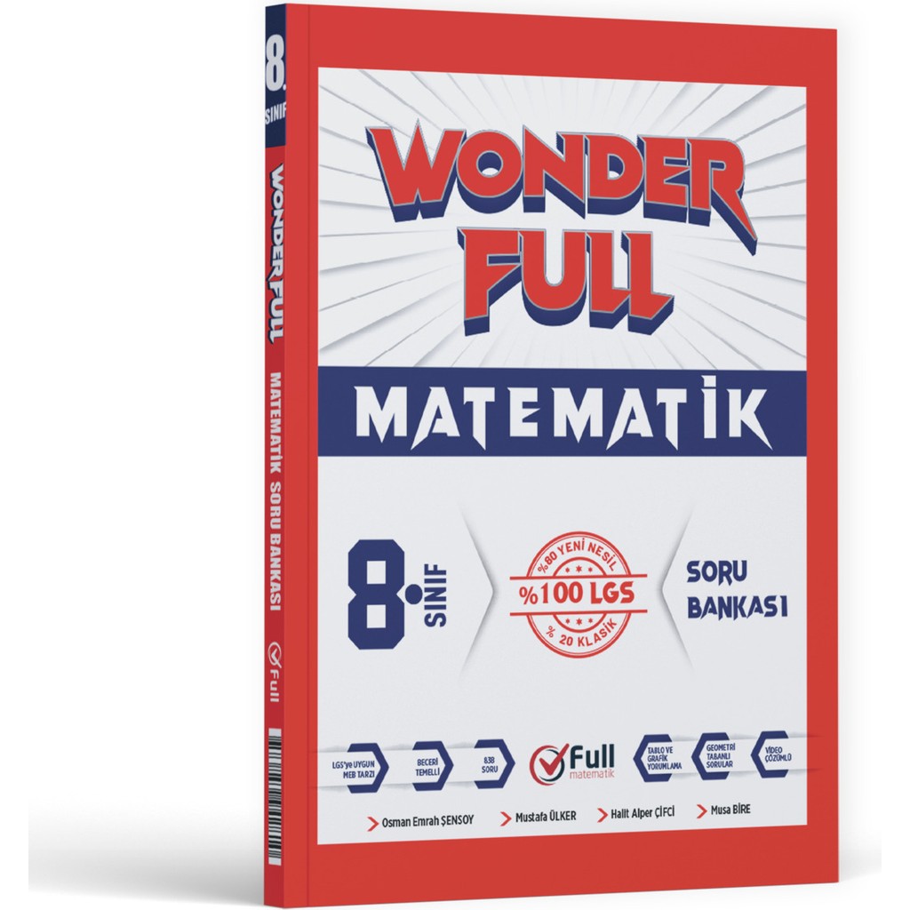 Full Matematik 8. Sınıf Lgs Wonder Full Matematik Soru Bankası 2026 Diğer Fiyatı