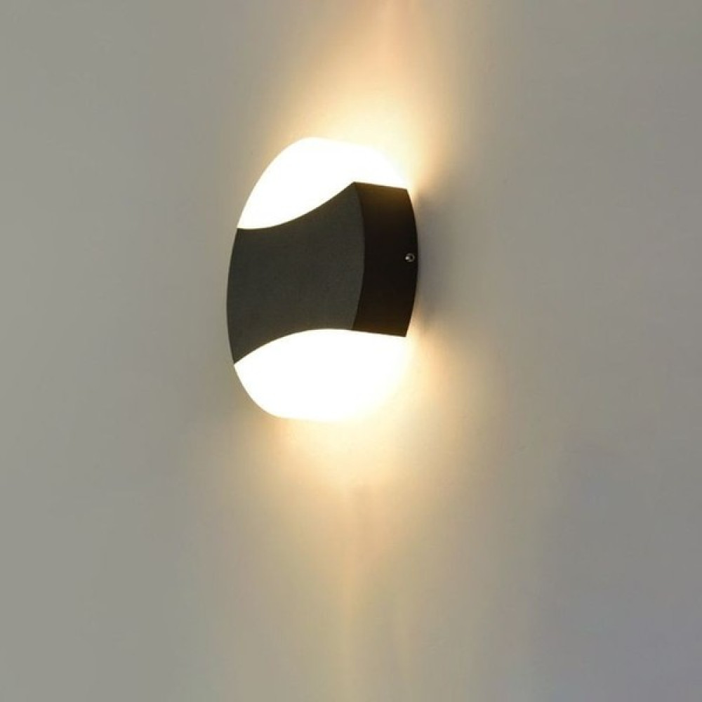 Full Reyon 18 Watt Gün Işığı Ledli Bahçe, Balkon, Teras, Kamelya, Veranda, Banyo, Duvar Apliği, LED Armatür - Siyah Dış Mekan Aydınlatma Fiyatı