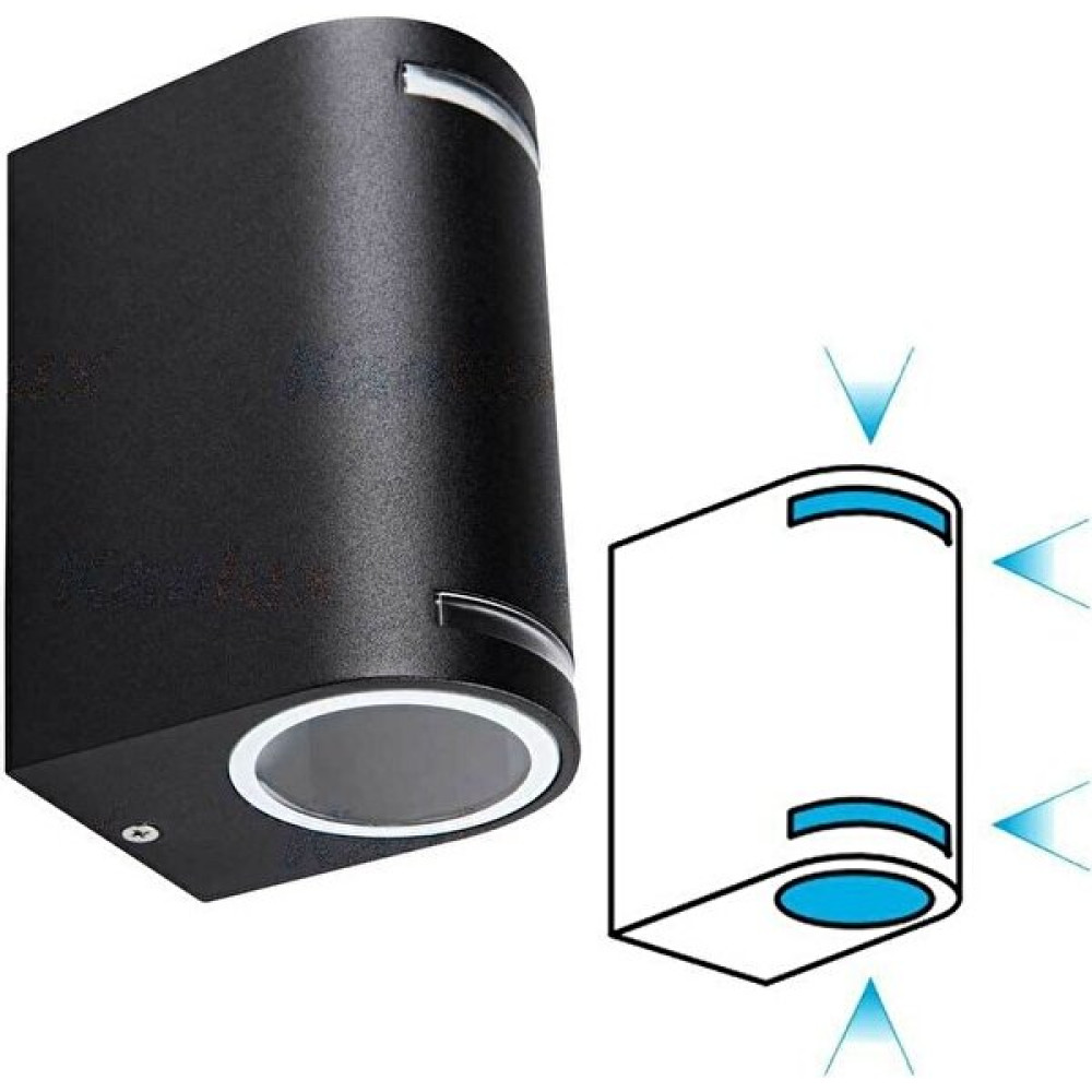 Full Reyon Gün Işığı Çift Yönlü Dekoratif Işık Süzmeli Iç ve Dış Mekan, Bahçe, Balkon, Salon Apliği - 15 x 9 cm Aplikler Fiyatı