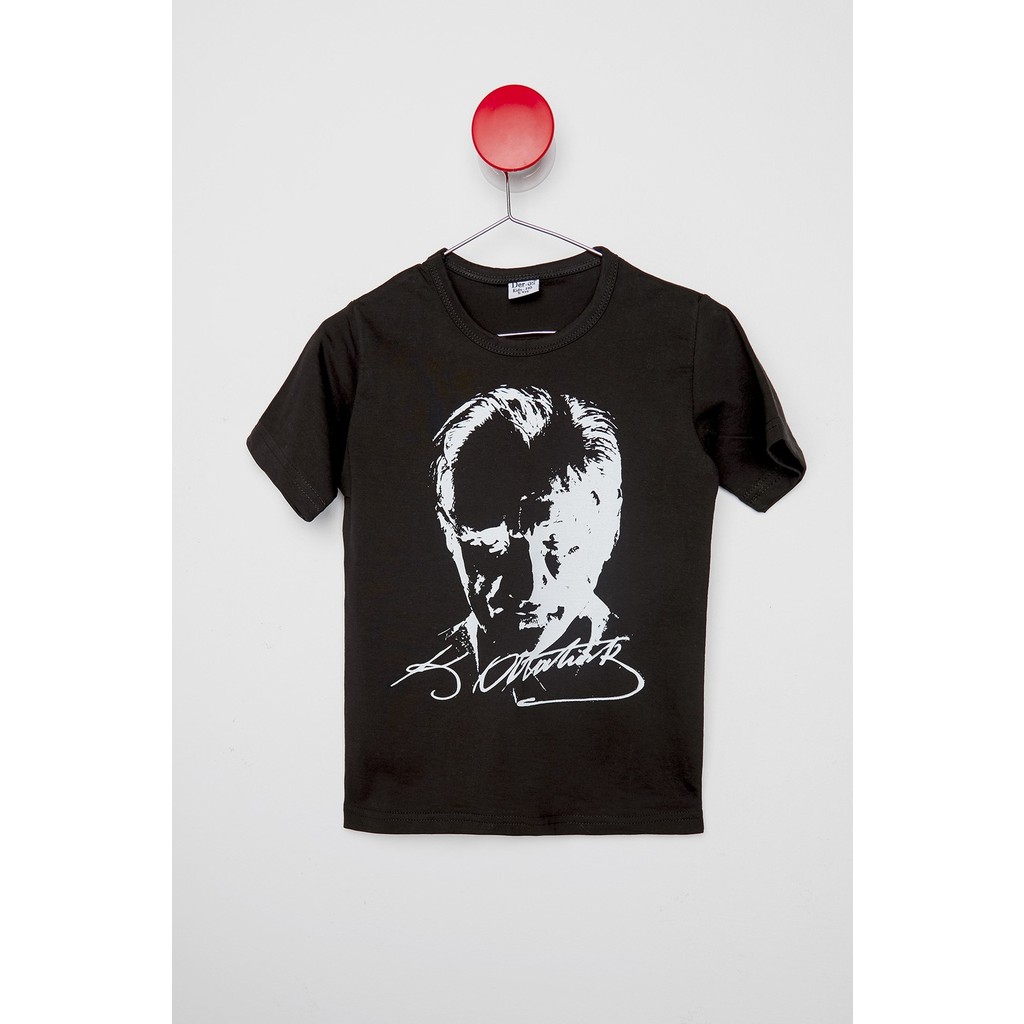 FullaModa Atatürk Baskılı Tshirt Erkek Çocuk T-shirt Fiyatı