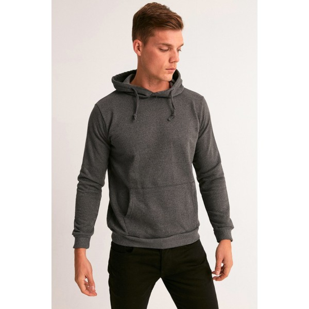 FullaModa Kapüşonlu Sweatshirt Erkek Sweatshirt Fiyatı