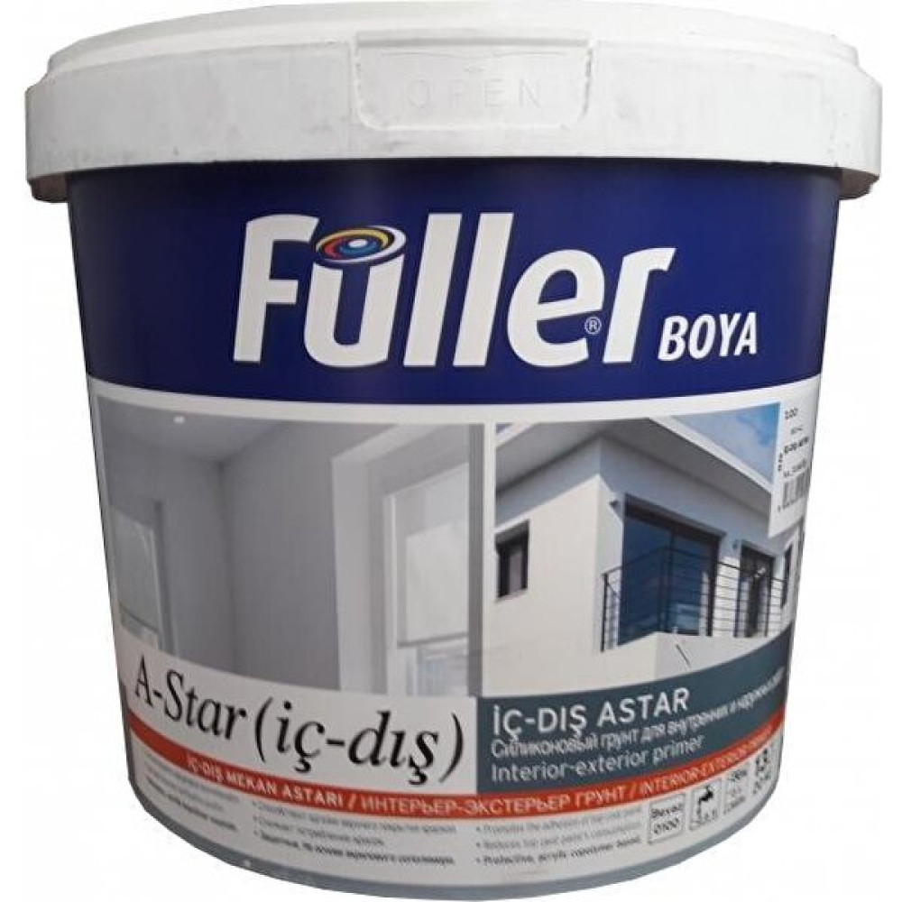 Füller A-Star İç Dış Cephe Astar 20 kg Beyaz İç Cephe Duvar Boyası Fiyatı