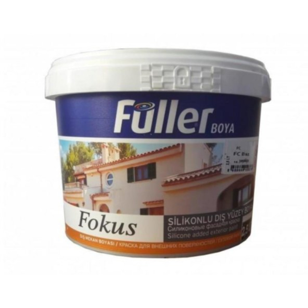 Fuller Focus Silikonlu Dis Cephe Boyasi 3,5 Kg Beyaz İç Cephe Duvar Boyası Fiyatı