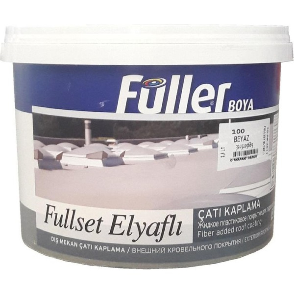 Füller Fullset Elyaflı Çatı Kaplama 2,5 Litre Beyaz - 59469 Dış Cephe Yalıtım Malzemeleri Fiyatı