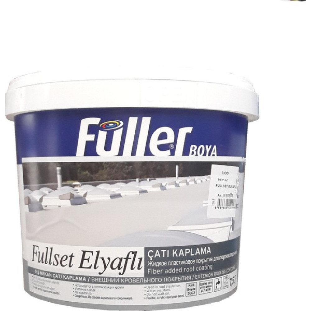 Füller Fullset Elyaflı Çatı Kaplama 7,5 Litre Beyaz Boyalar & Boyacı Aletleri Fiyatı