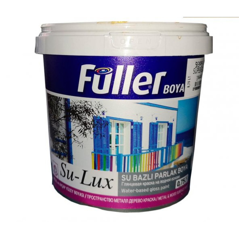Fuller Sulux Beyaz 0,75 Litre Su Bazli Yagli Boya İç Cephe Duvar Boyası Fiyatı