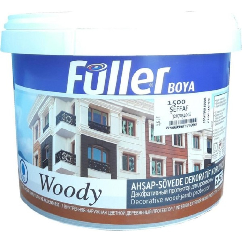 Füller Woody Su Bazlı Kestane Vernik 2,5 L İç Cephe Duvar Boyası Fiyatı