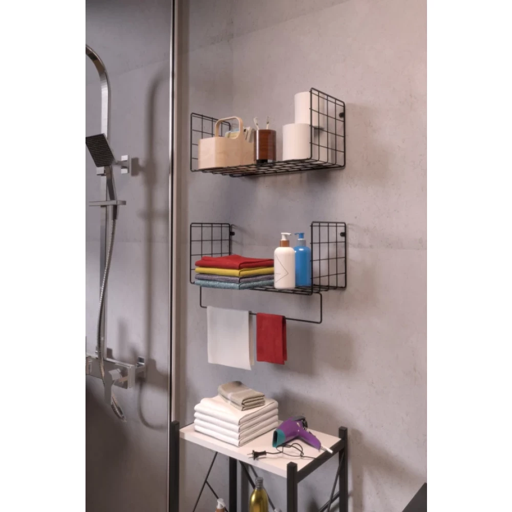 Fullreyon Ikili Set Banyo Mutfak Makyaj Kitap Baharat Cok Amacli Metal Raf Banyo Dolabı / Mobilyası Fiyatı