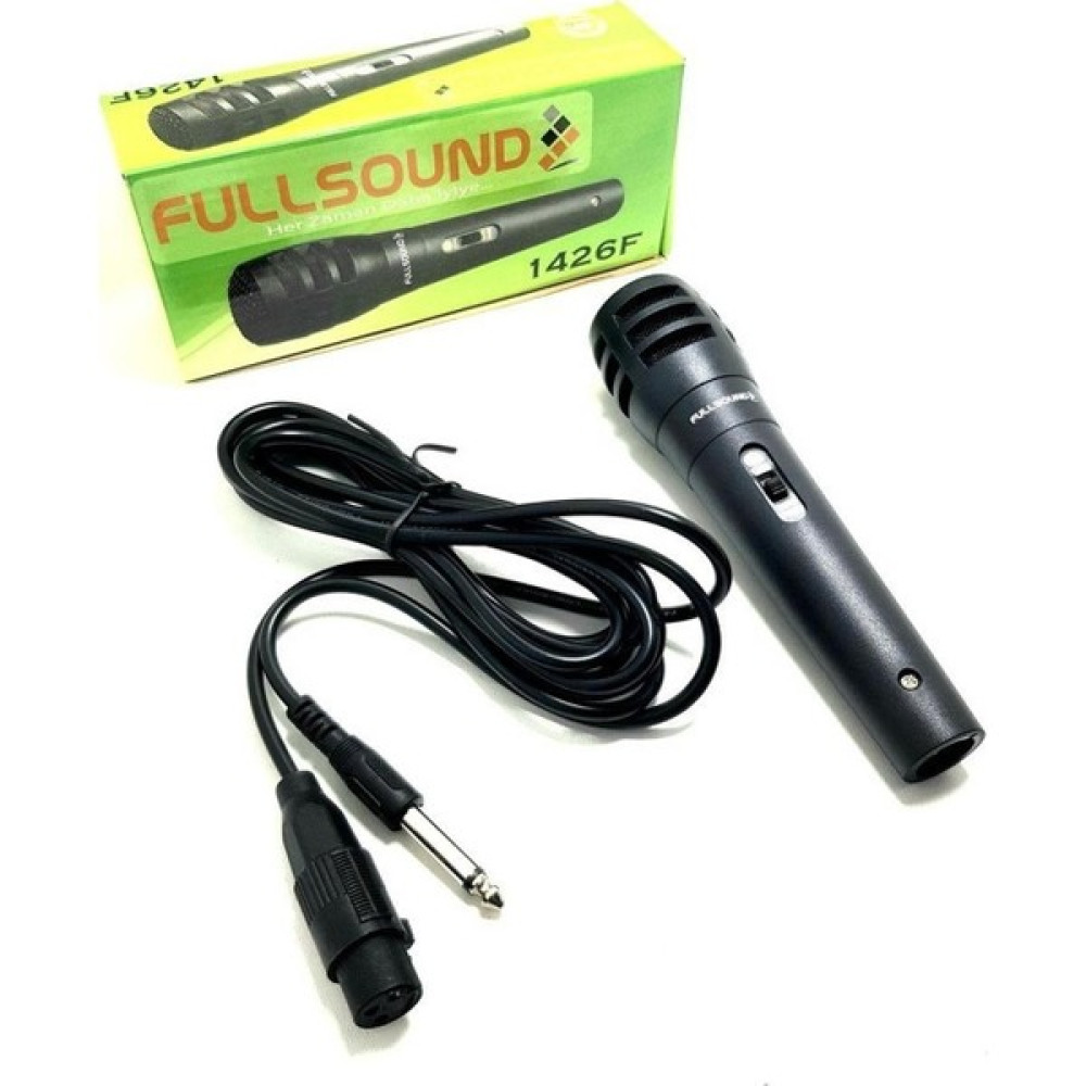 Fullsound El Mikrofonu Kablolu 3mt Dinamik Fullsound K-1426F Müzik Aletleri Fiyatı