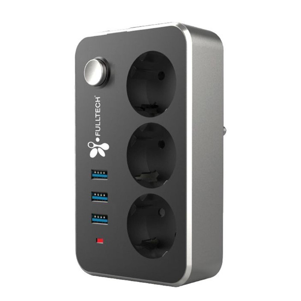 Fulltech Ftr-02 2 M 3lü Termal Akım Korumalı Priz Prizler Fiyatı