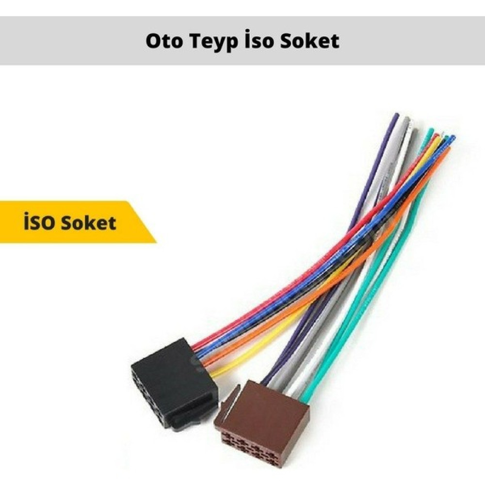Fully Oto Teyp Hoparlör Soketi Iso Soket Oto Elektroniği Fiyatı