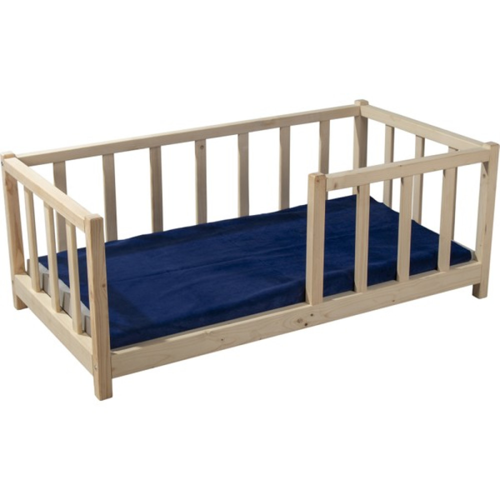 Fulya Ahşap Unisex Montessori Bebek ve Çocuk Karyolası Doğal Ahşap Yatak - 60 x 120 cm Karyola Fiyatı