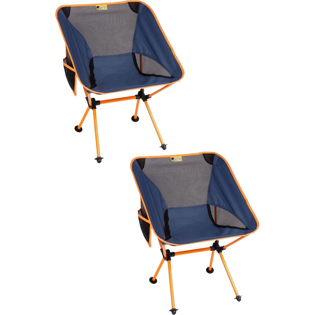 Funky Chairs 2 Adet Pratik Cepli / Çantalı Kamp Sandalyesi Lacivert Kamp Sandalyesi Fiyatı