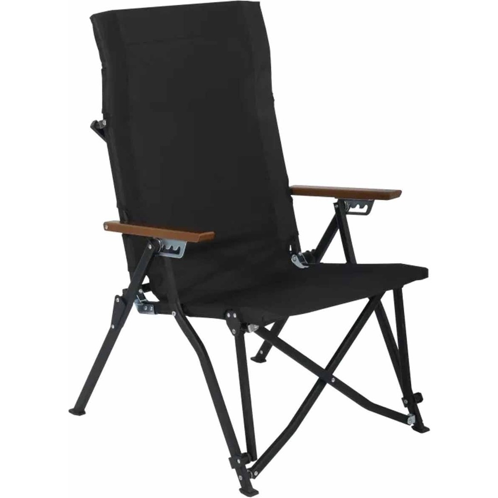 Funky Chairs Royal 4 Kademeli Katlanabilir Alüminyum Kamp Sandalyesi - Siyah Kamp Sandalyesi Fiyatı