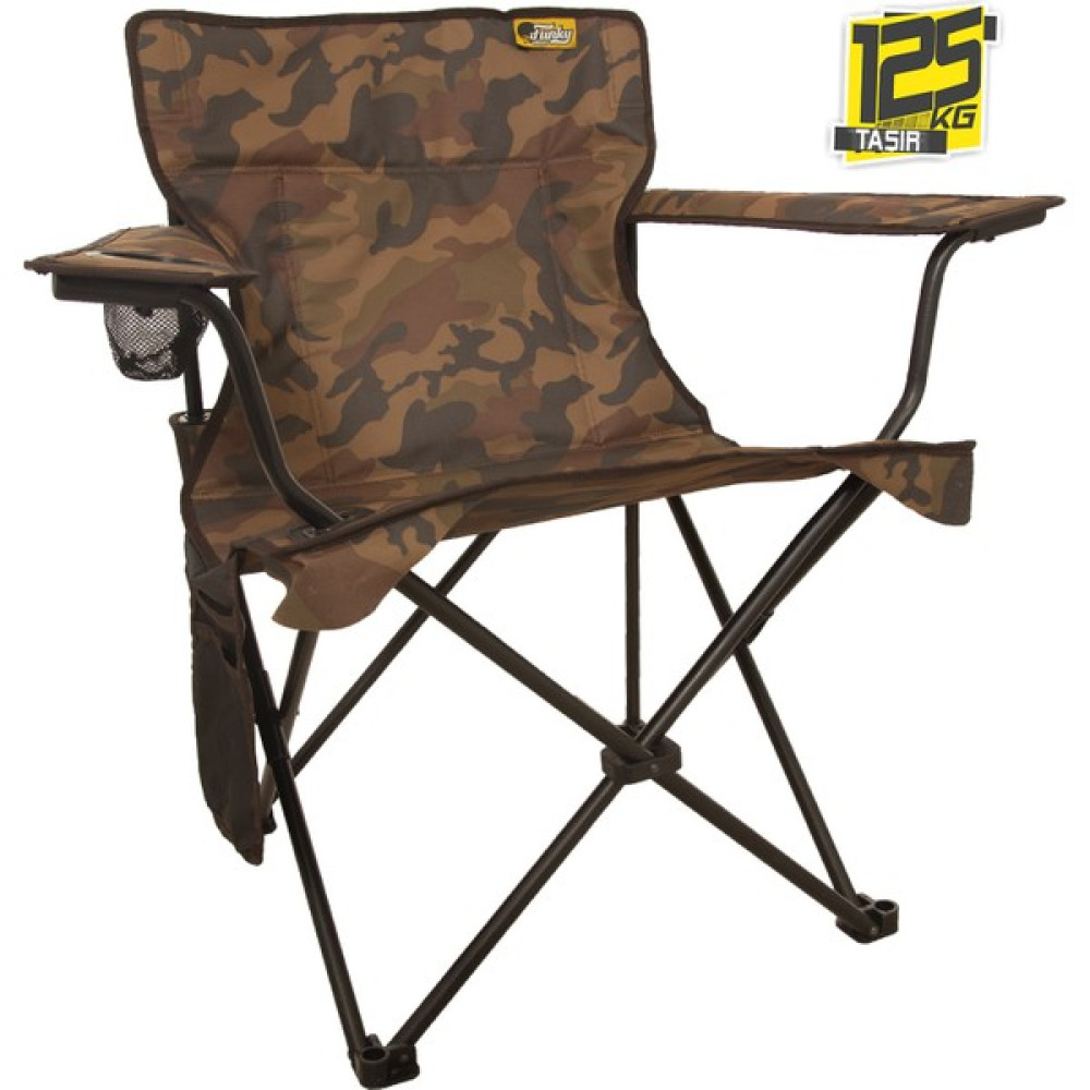 Funky Chairs V2 Taktik Kamuflaj Lüks Kamp Sandalyesi XL Kamp Sandalyesi Fiyatı