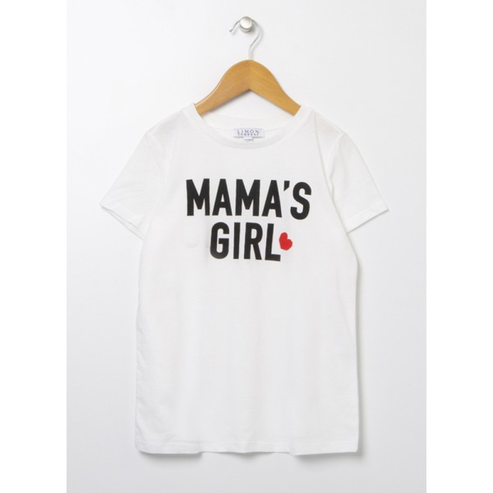 Funky Rocks MOM-G01 Bisiklet Yaka Basic Baskılı Ekru Kız Çocuk T-Shirt Kız Çocuk T-shirt Fiyatı