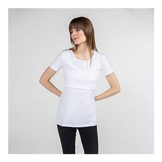 Funna Baby Mamma Letizia Beyaz Emzirme T-shirt