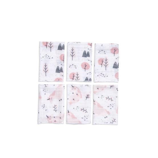 Funnababy 6'lı 30x30 cm Adventurer Müslin Ağız Bezi