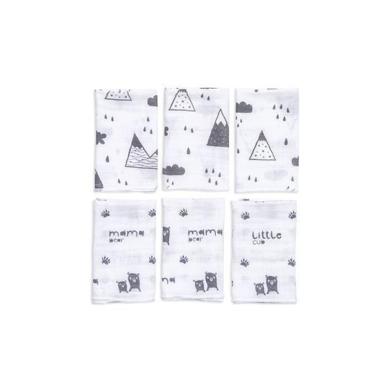 Funnababy 6'lı 30x30 cm Adventurer Müslin Ağız Bezi