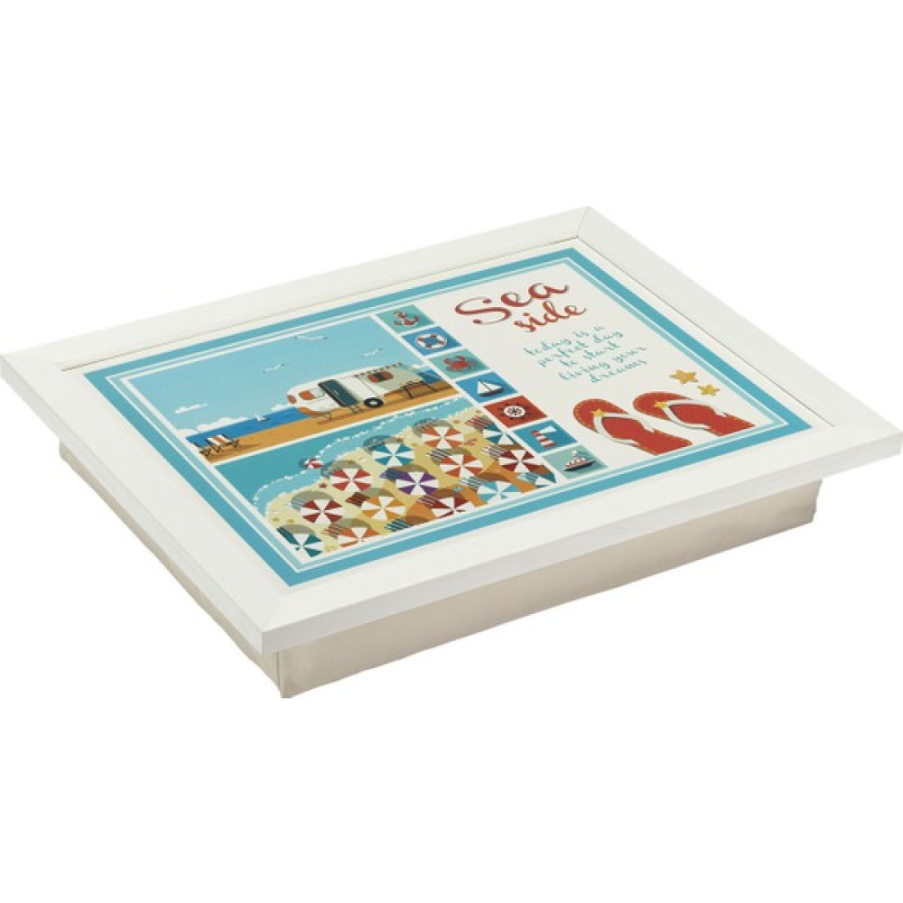 Funny Design Sea Side Tepsili Diz Minderi Servis Tepsisi Fiyatı